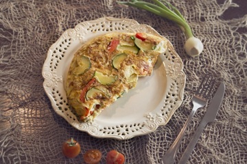 Frittata - omlet z duetem warzywnym 